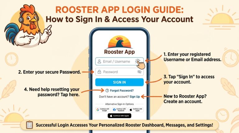 rooster app login​